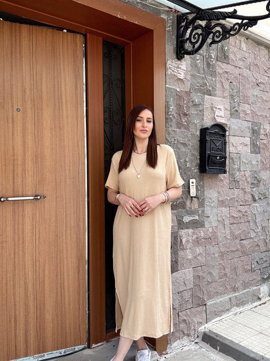 Oversize Salaş Elbise TAŞ