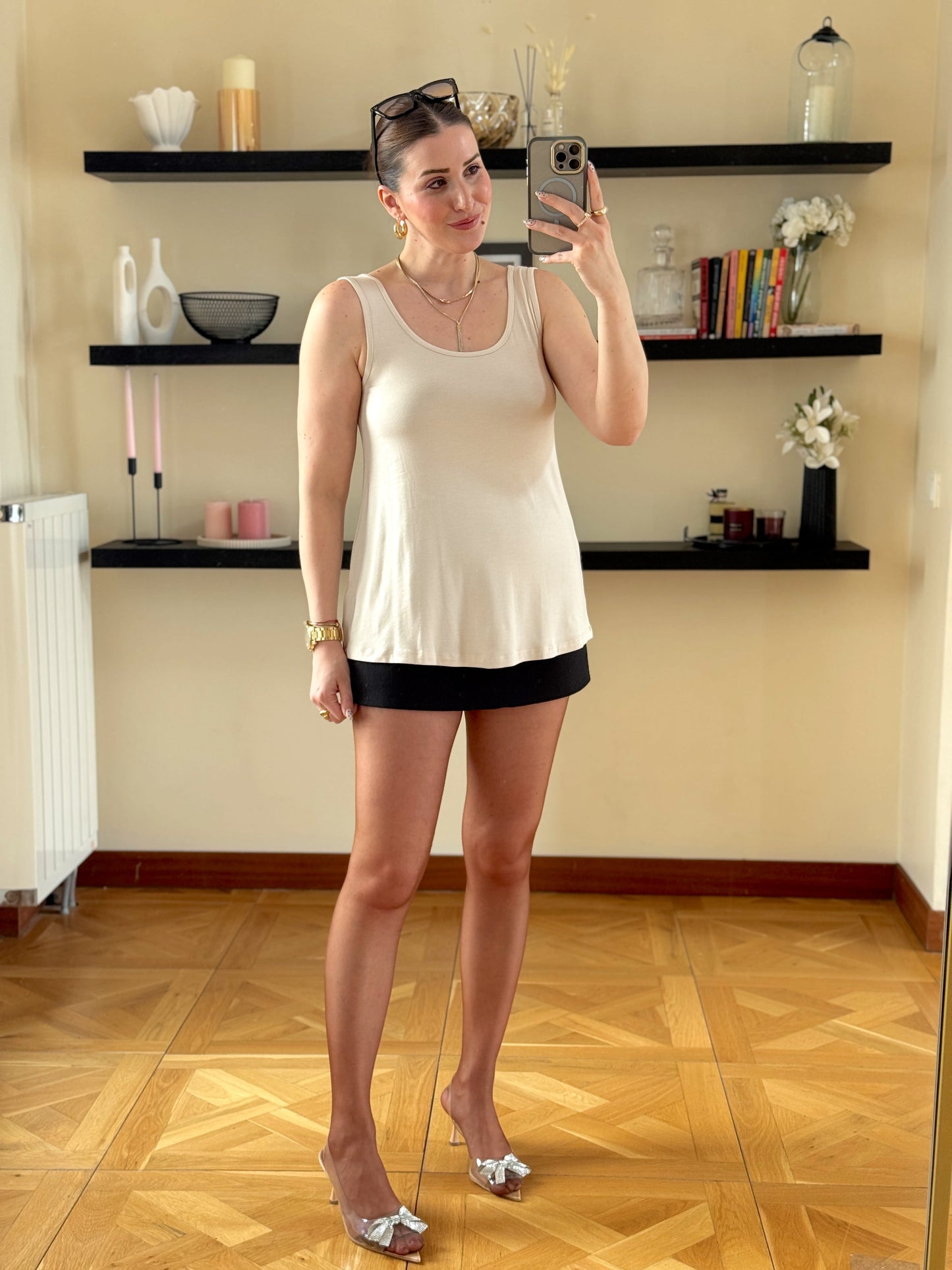 OYSH geniş yaka basic atlet TAŞ