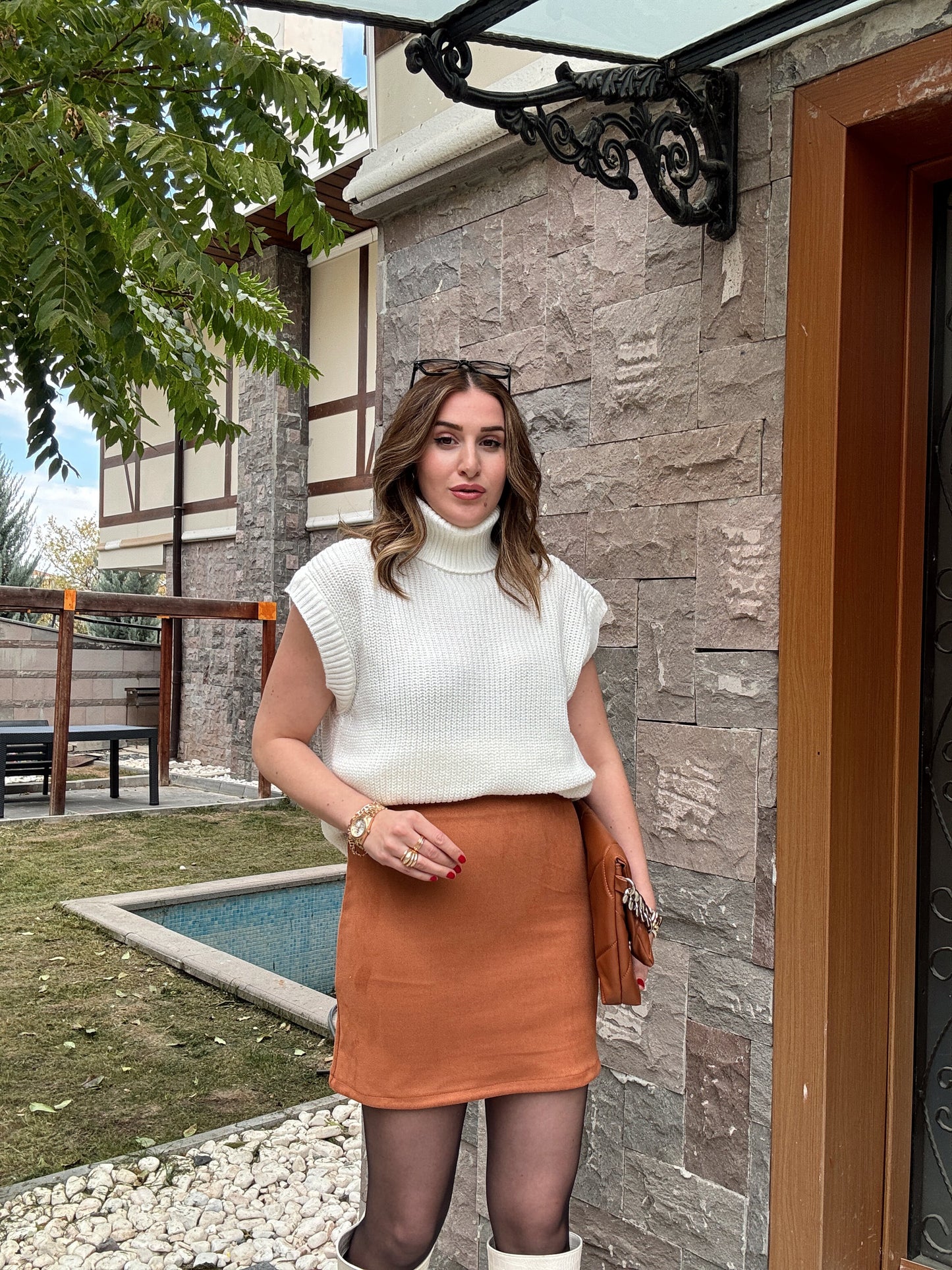 Selanik Balıkçı Süveter EKRU