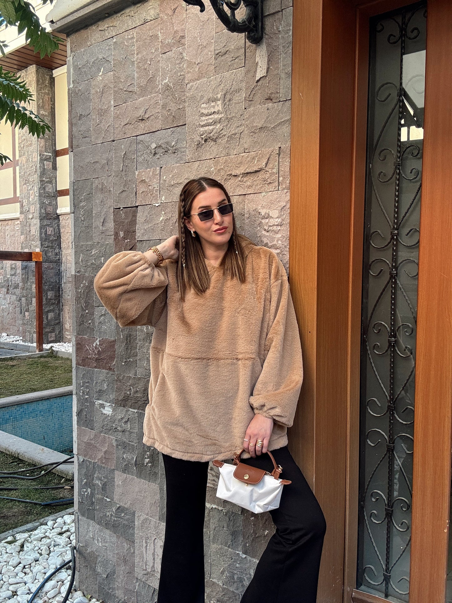 Ms. M Model Salaş Sweatshirt - Cappuccino