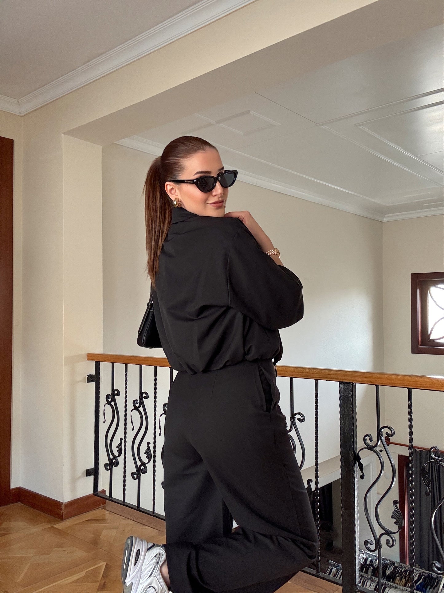 TİNA premium palazzo pantolon SİYAH