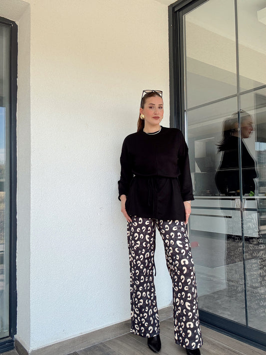 Digital Baskı Palazzo Pantolon - MİX