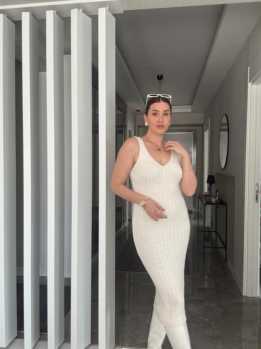 Balıkçı Saç Örgü Jileli Takım -LATTE