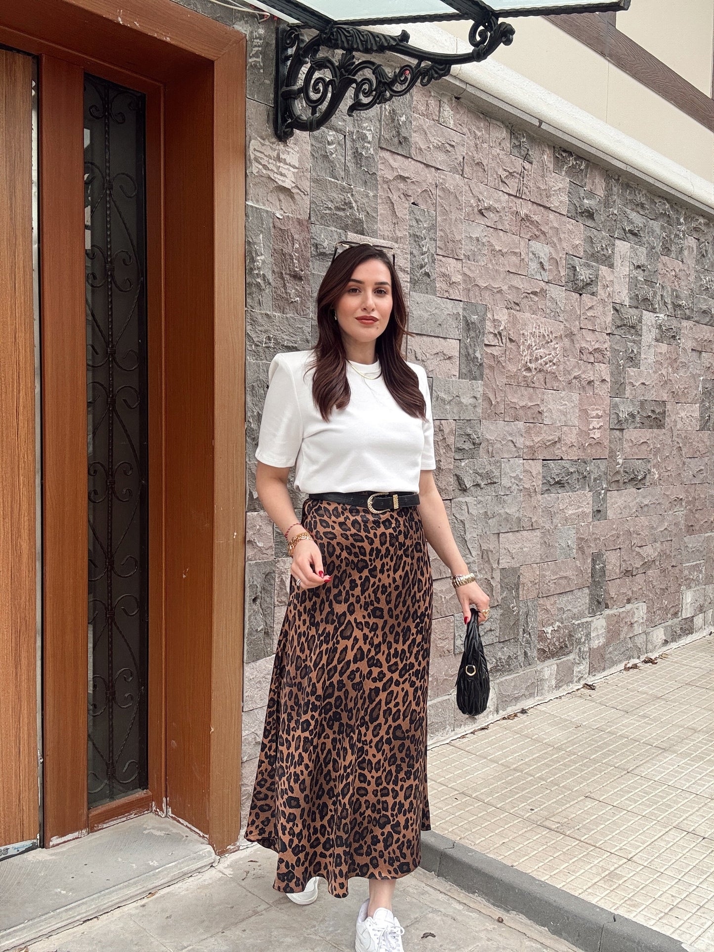 Leopar Saten Etek Leopar