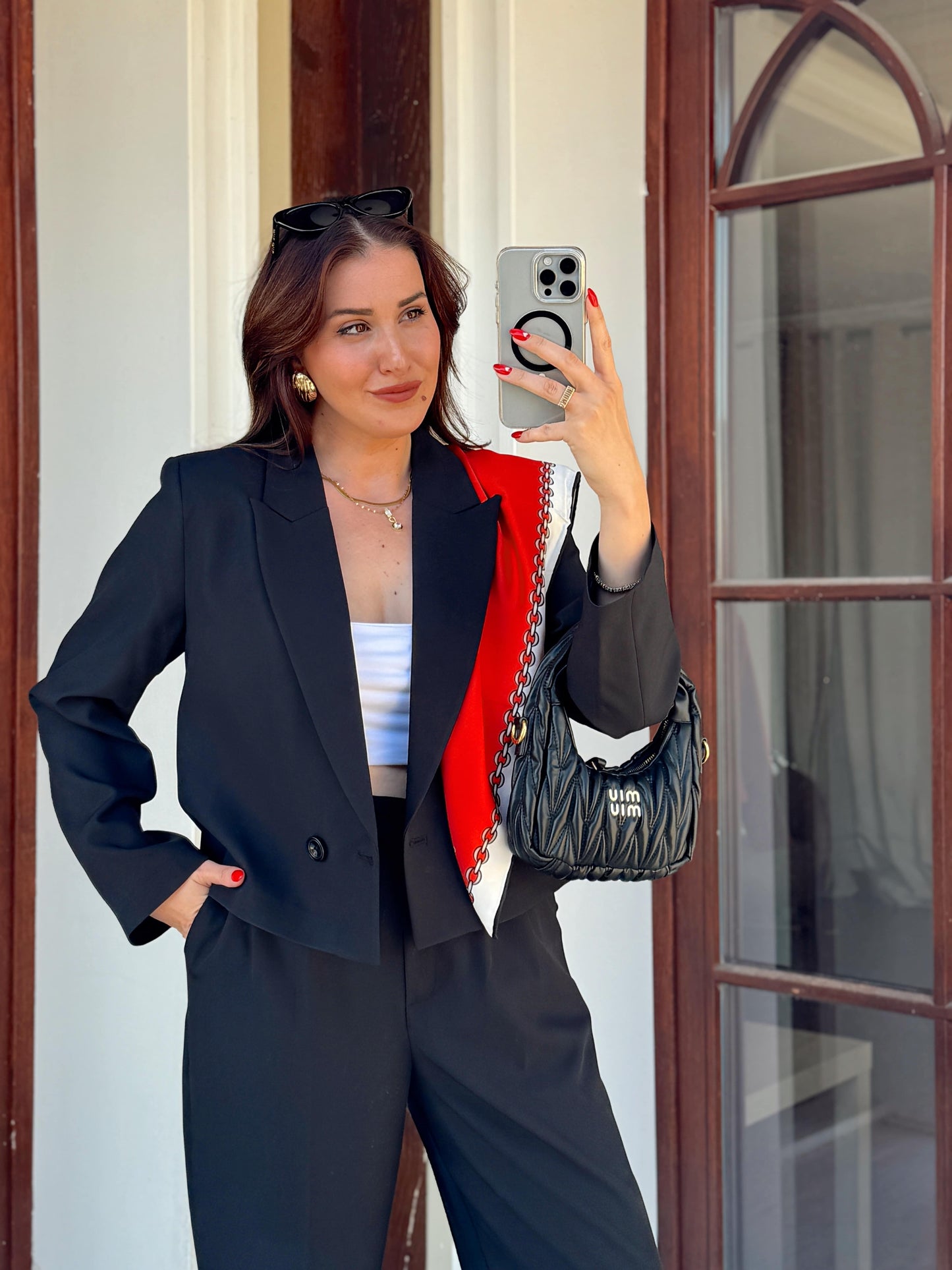 Lina Premium Ceket Pantolon takım Siyah