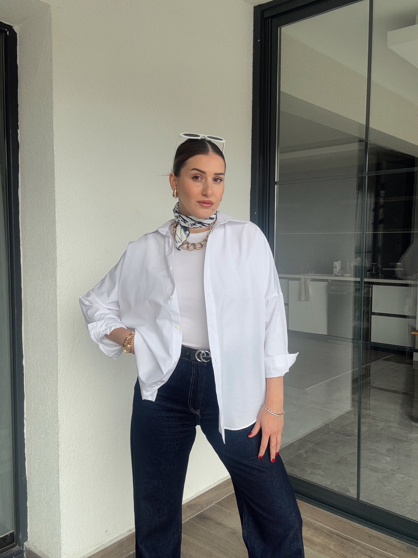 Armila Poplin Gömlek - BEYAZ