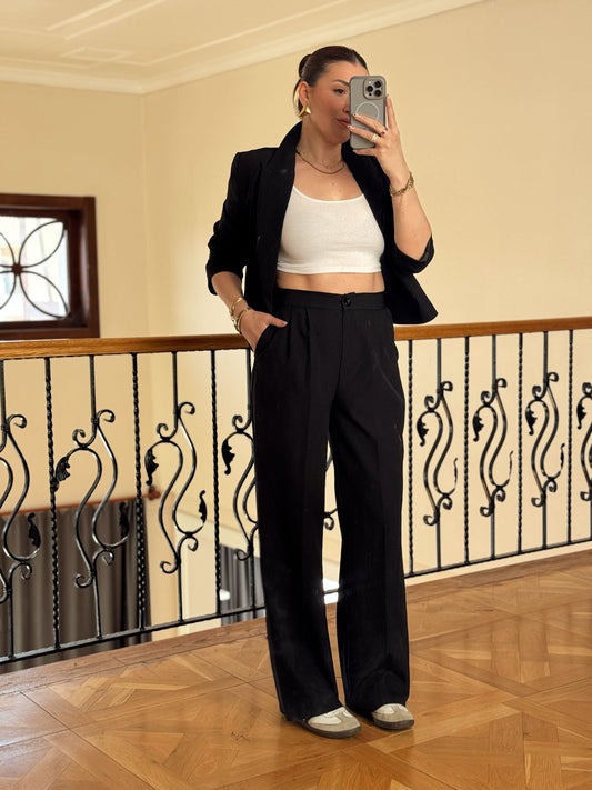 Linda Premium Pantolon-SİYAH