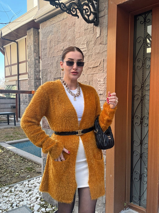 Sakallı Cepli Basic Ceket - HARDAL