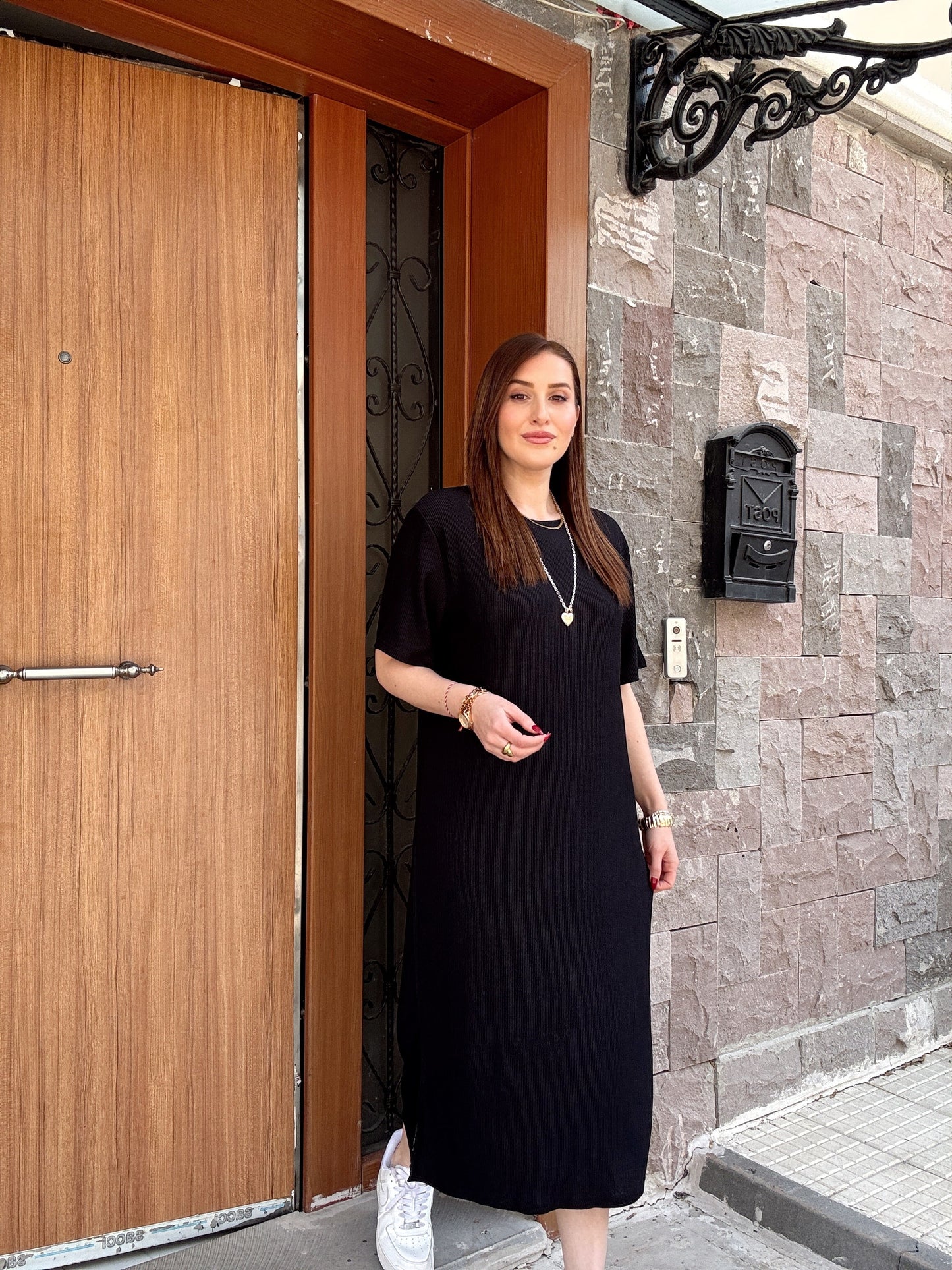 Oversize Salaş Elbise SİYAH