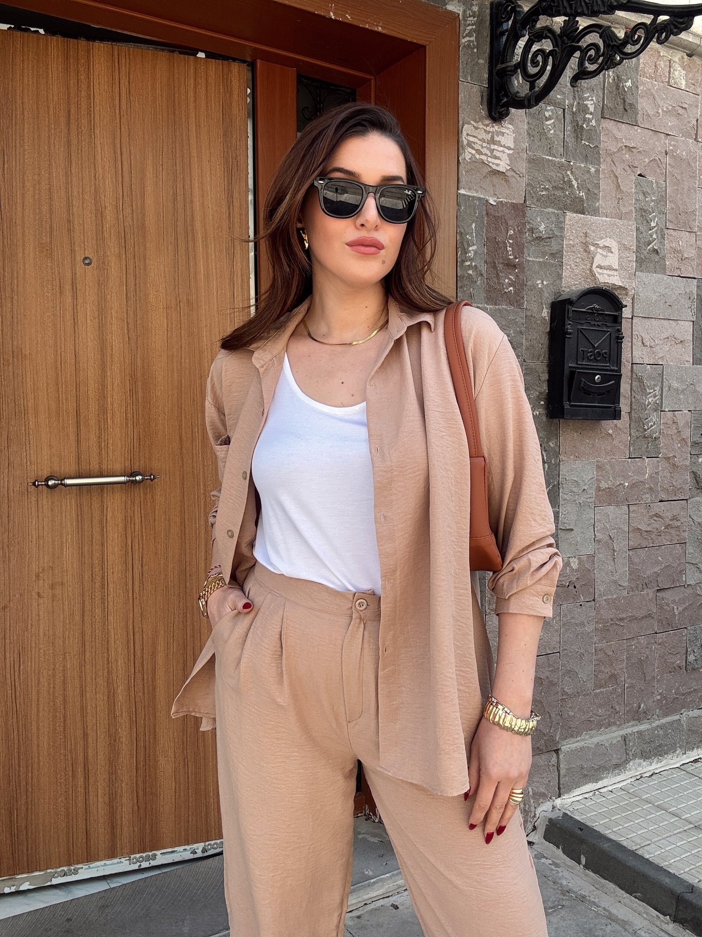 Keten paça lastikli takım CAMEL