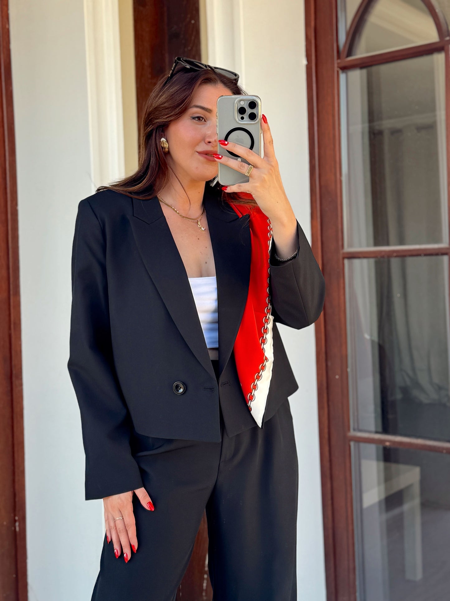 Lina Premium Ceket Pantolon takım Siyah