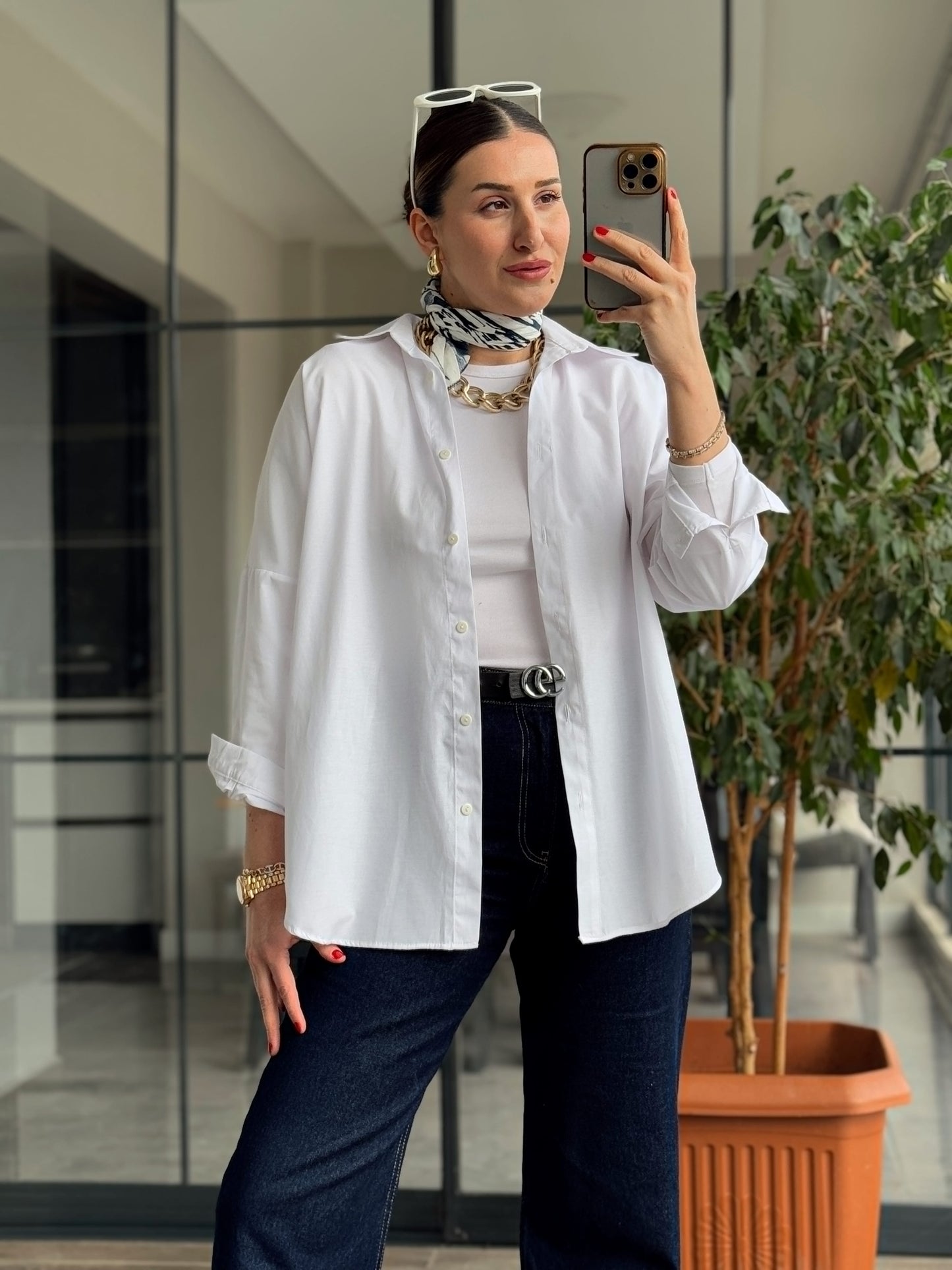 Armila Poplin Gömlek - BEYAZ