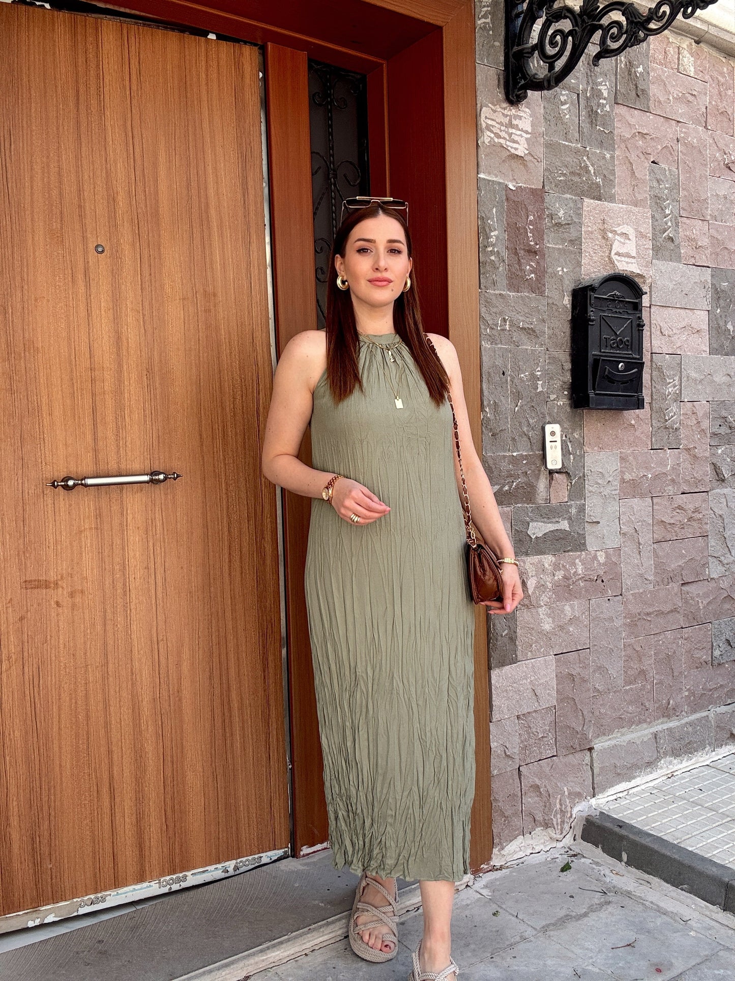 KrinKıl Elbise Haki