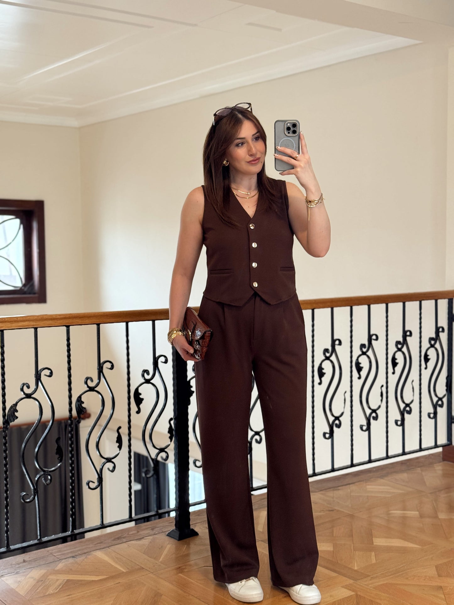 Venedik Takım-KAHVERENGİ