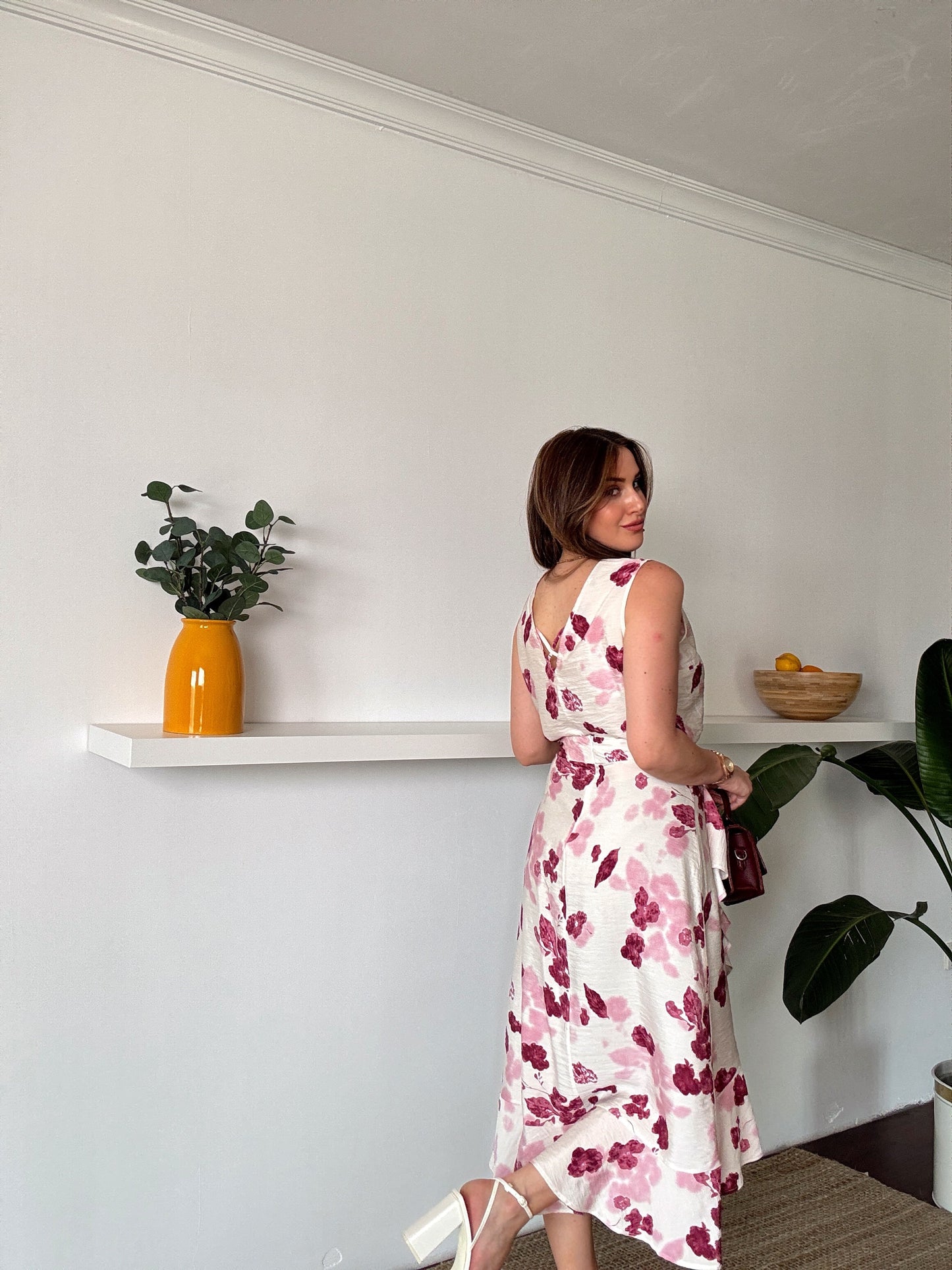 Marje fırfır detaylı takım BORDO
