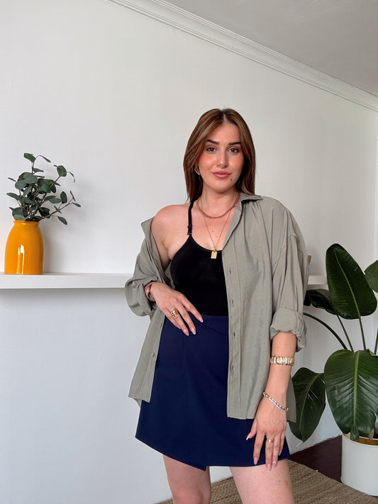 DİEGO tek cepli aerobin gömlek HAKİ