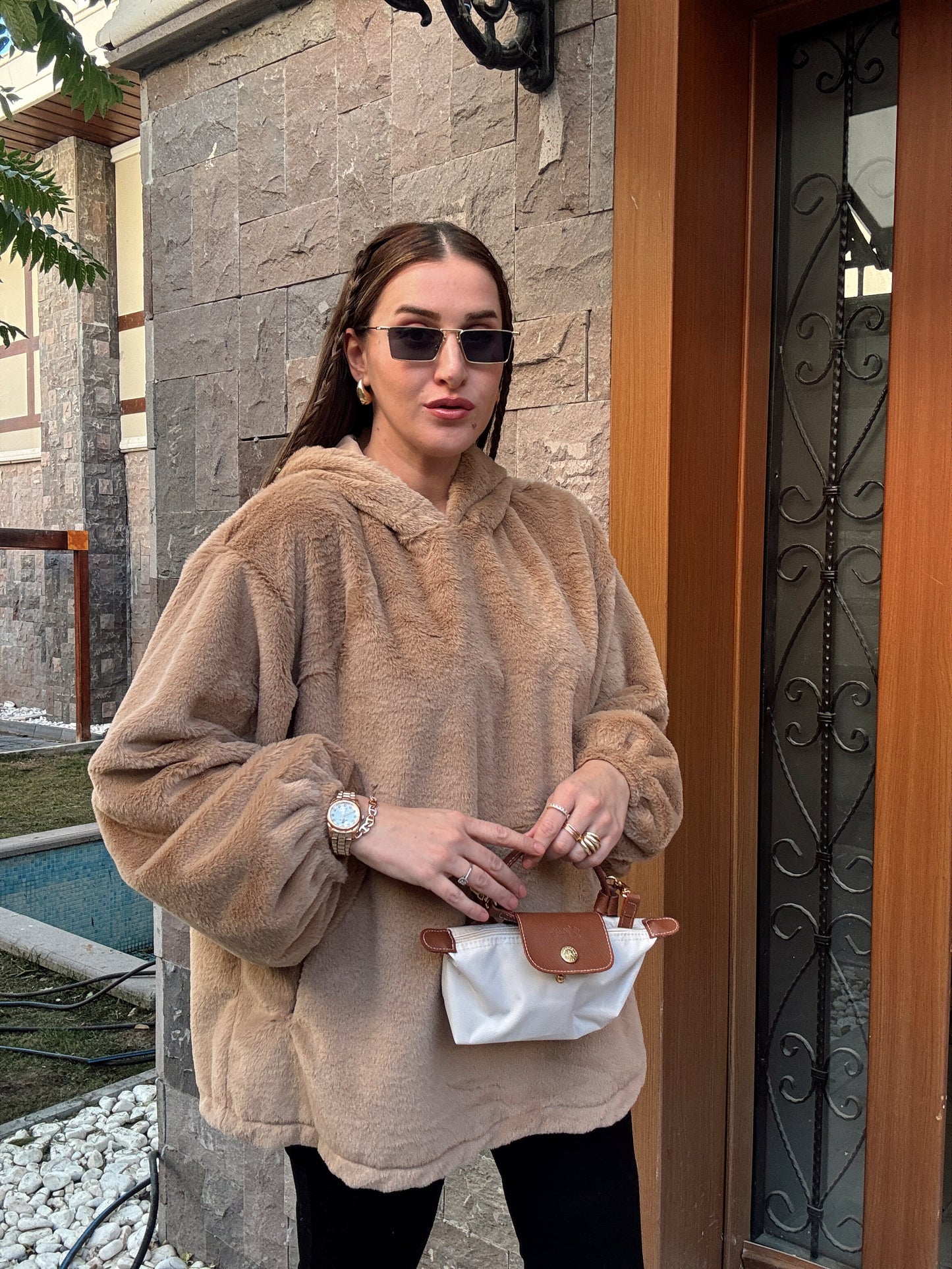 Ms. M Model Salaş Sweatshirt - Cappuccino