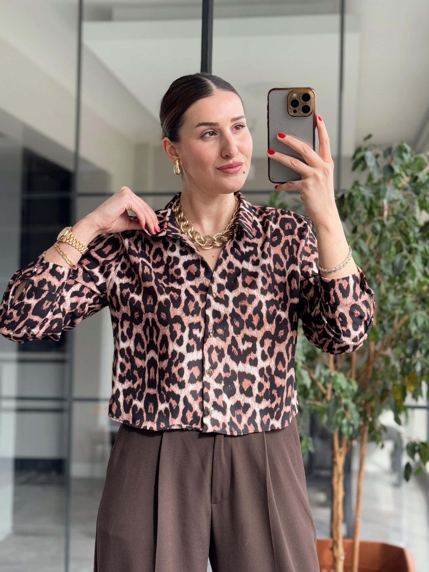 Liza Leopar Gömlek - LEOPAR