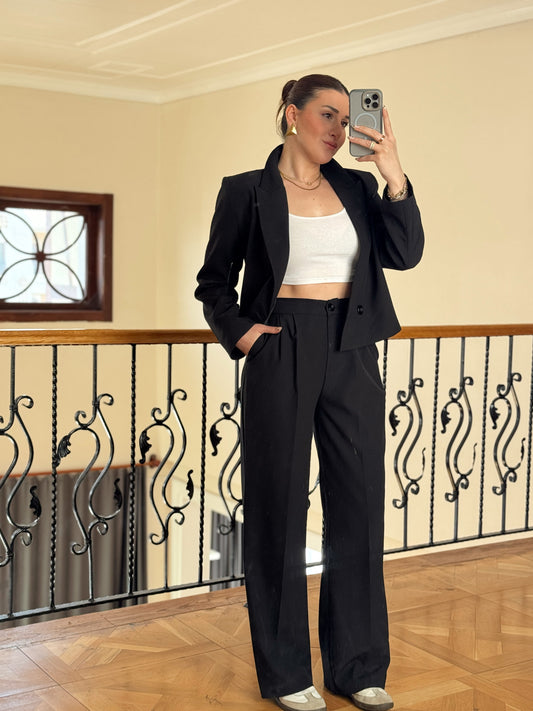 Linda Premium Pantolon-SİYAH