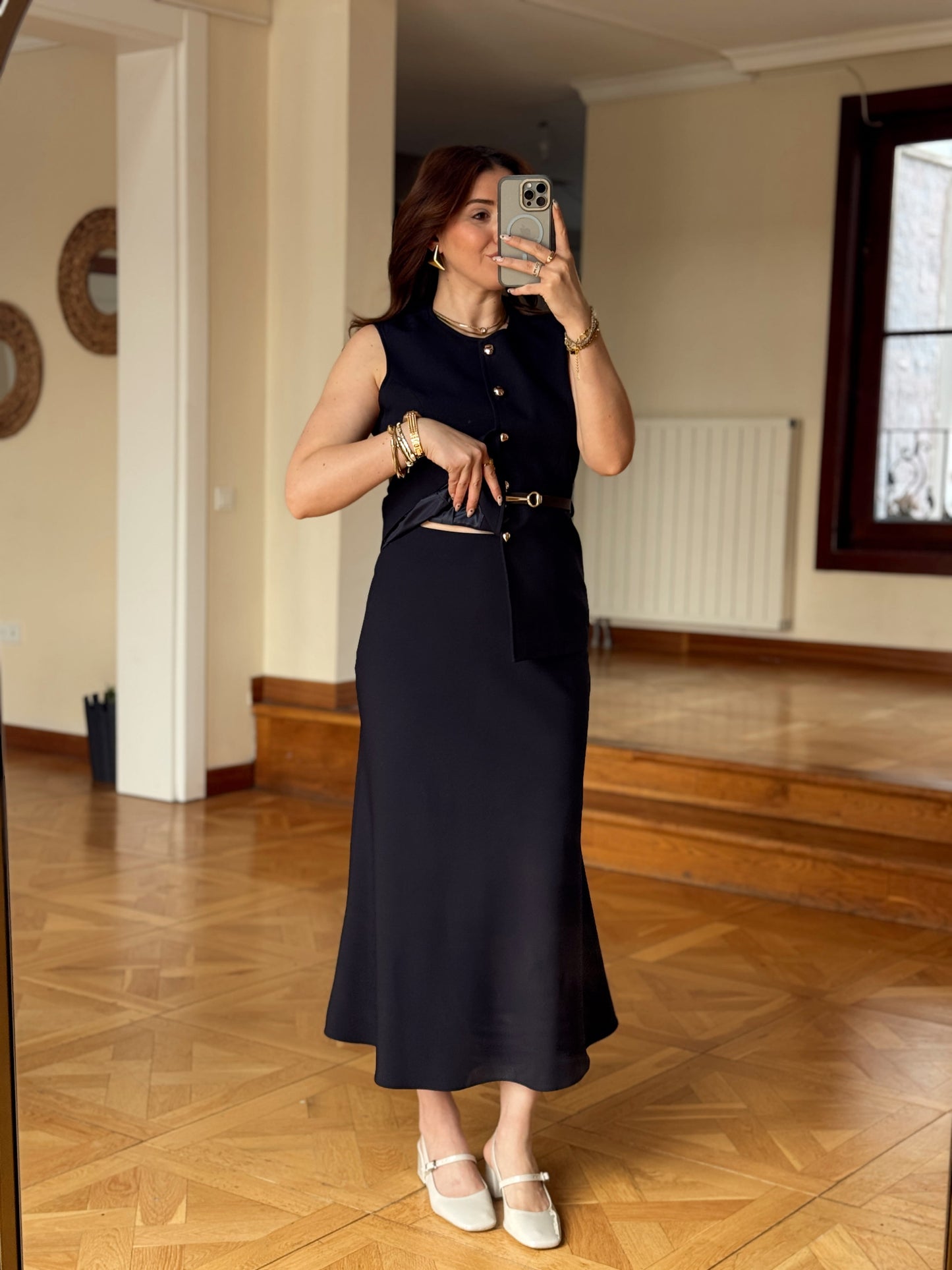 TORİNO Etek-LACİVERT