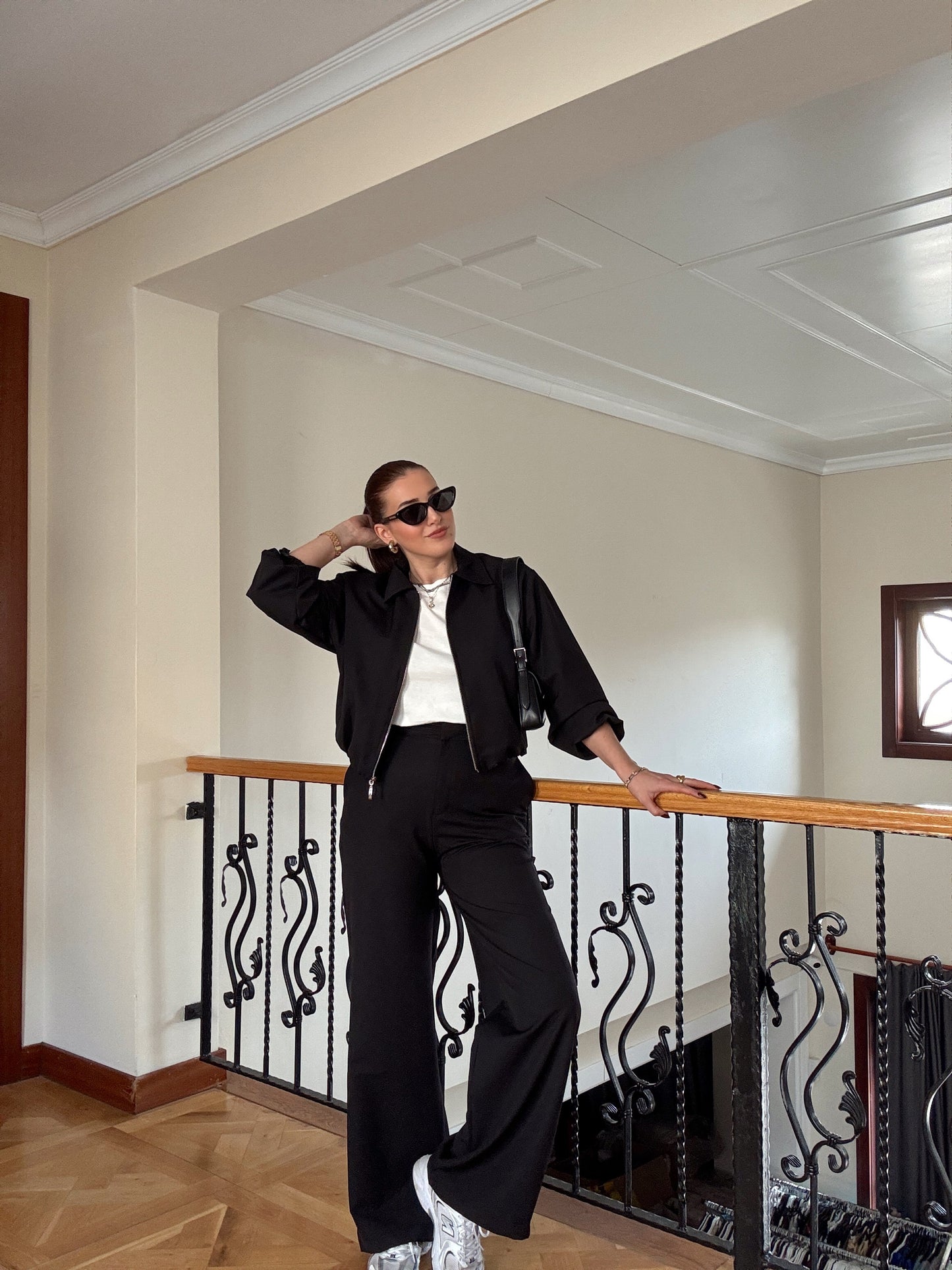 TİNA premium palazzo pantolon SİYAH