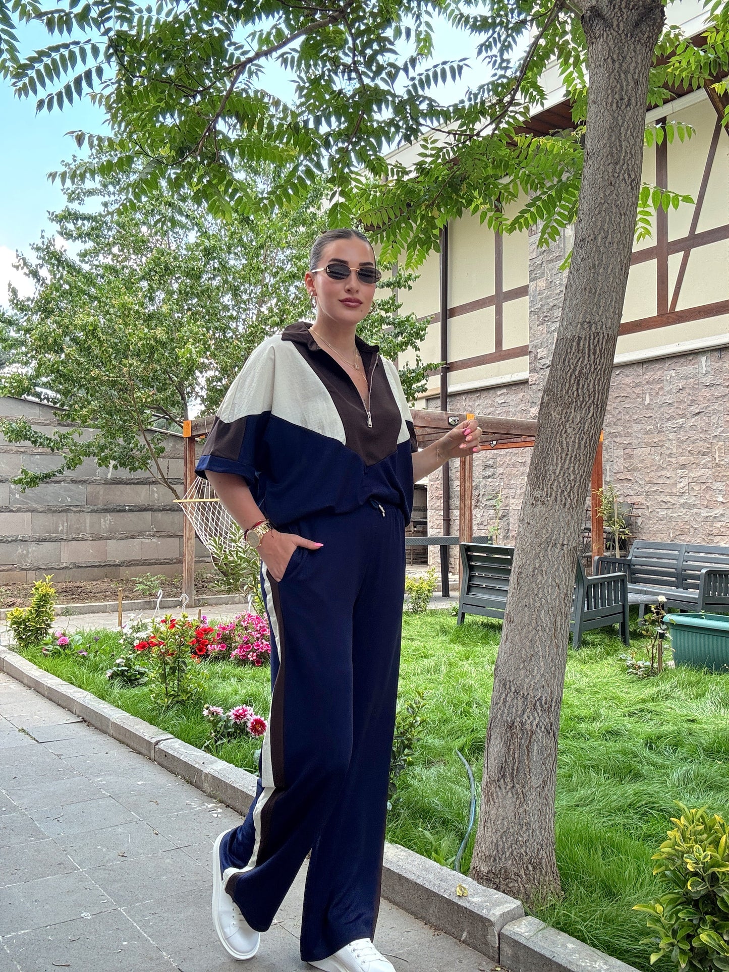 Twist parçalı Takım lacivert