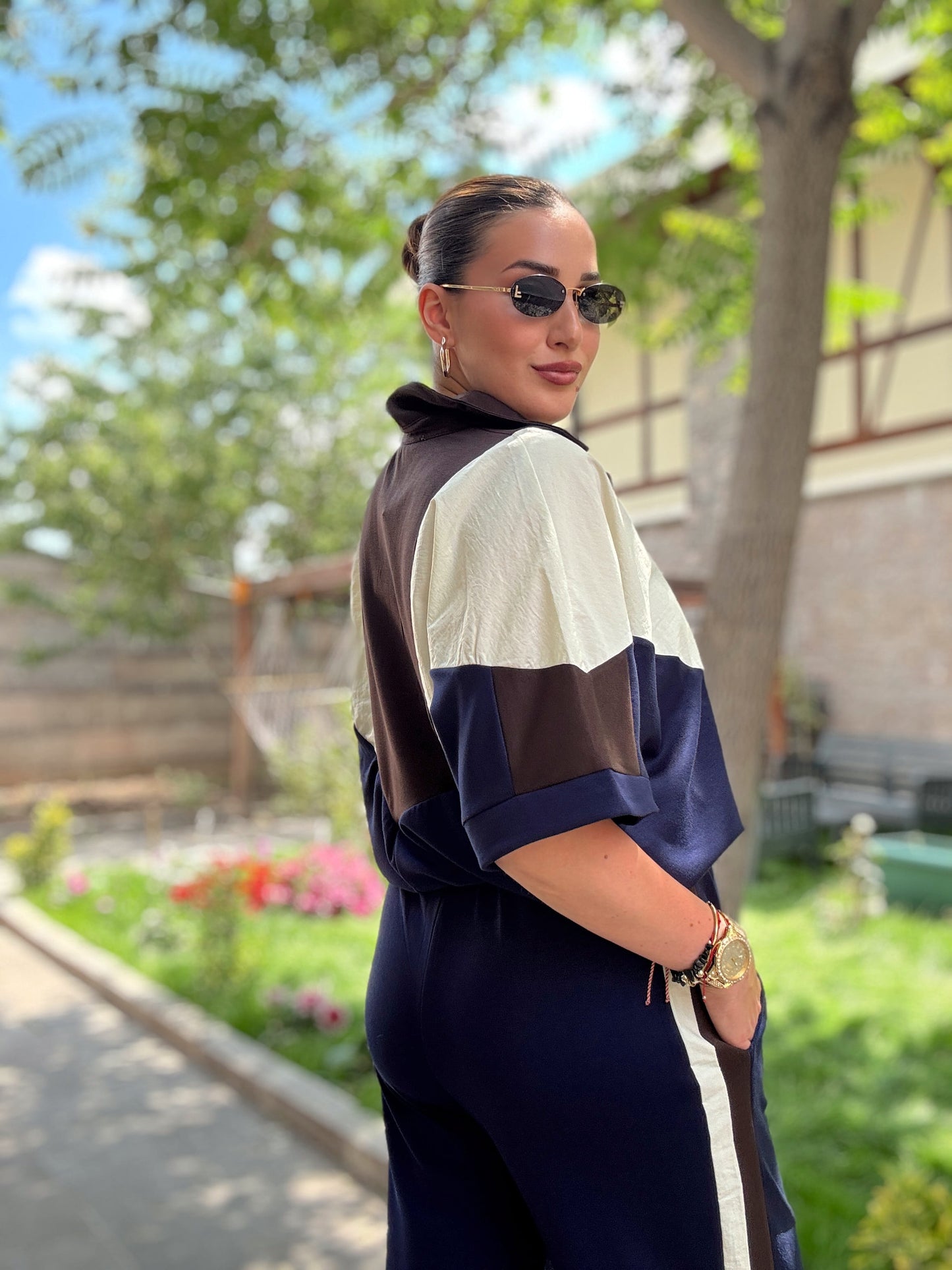 Twist parçalı Takım lacivert