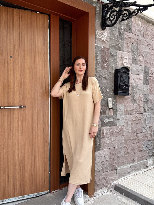 Oversize Salaş Elbise TAŞ