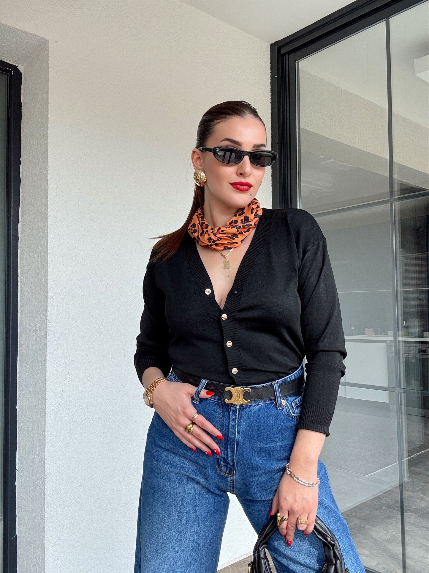 Premium Basic Hırka Siyah