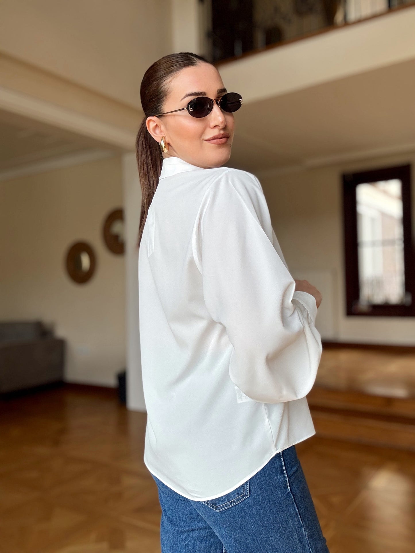 Jessica Gömlek Beyaz