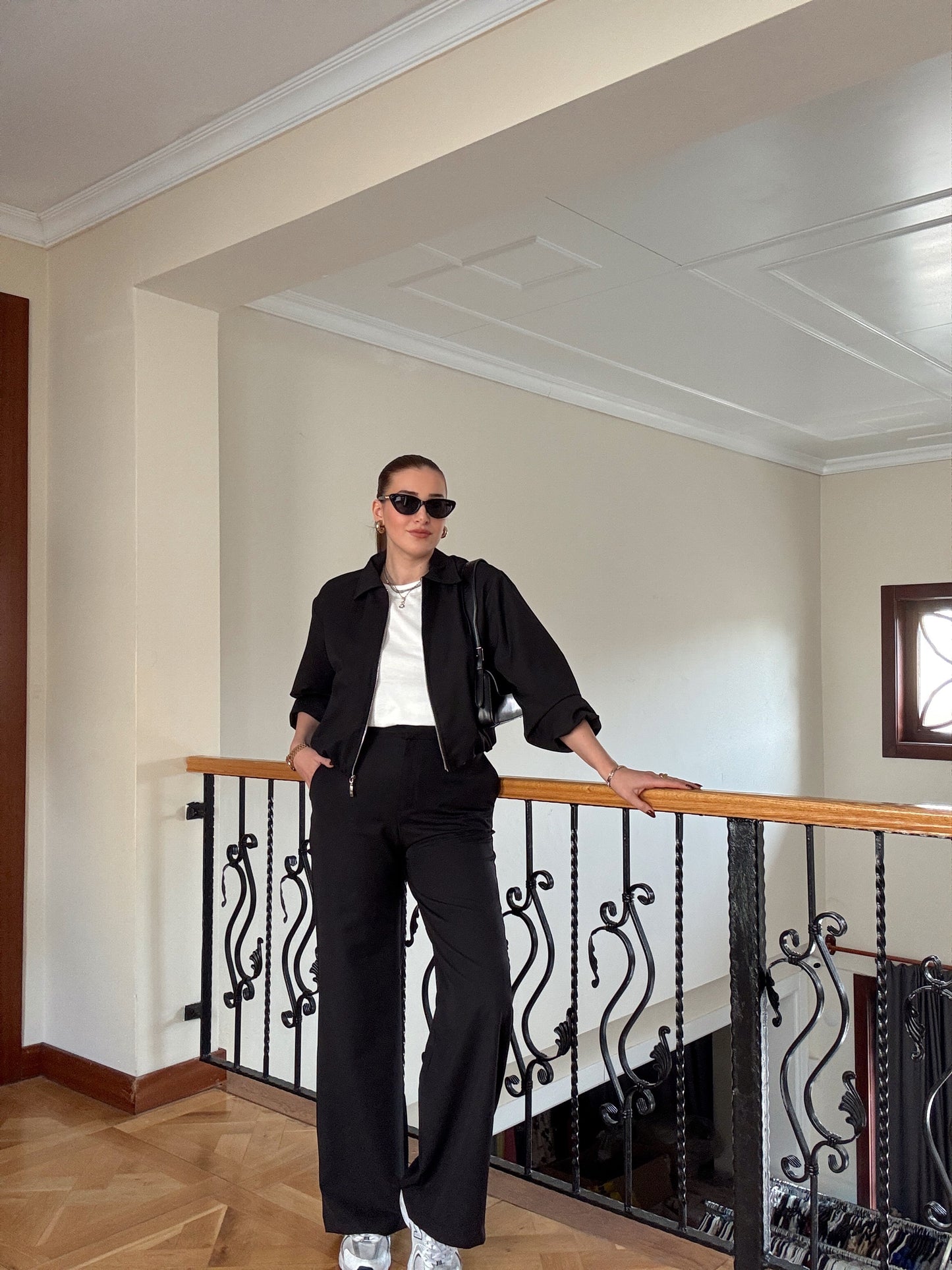 TİNA premium palazzo pantolon SİYAH