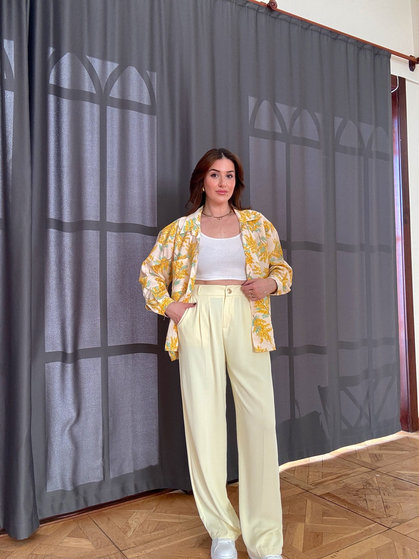 Tree of hope Oversie Aerobin gömlek Sarı