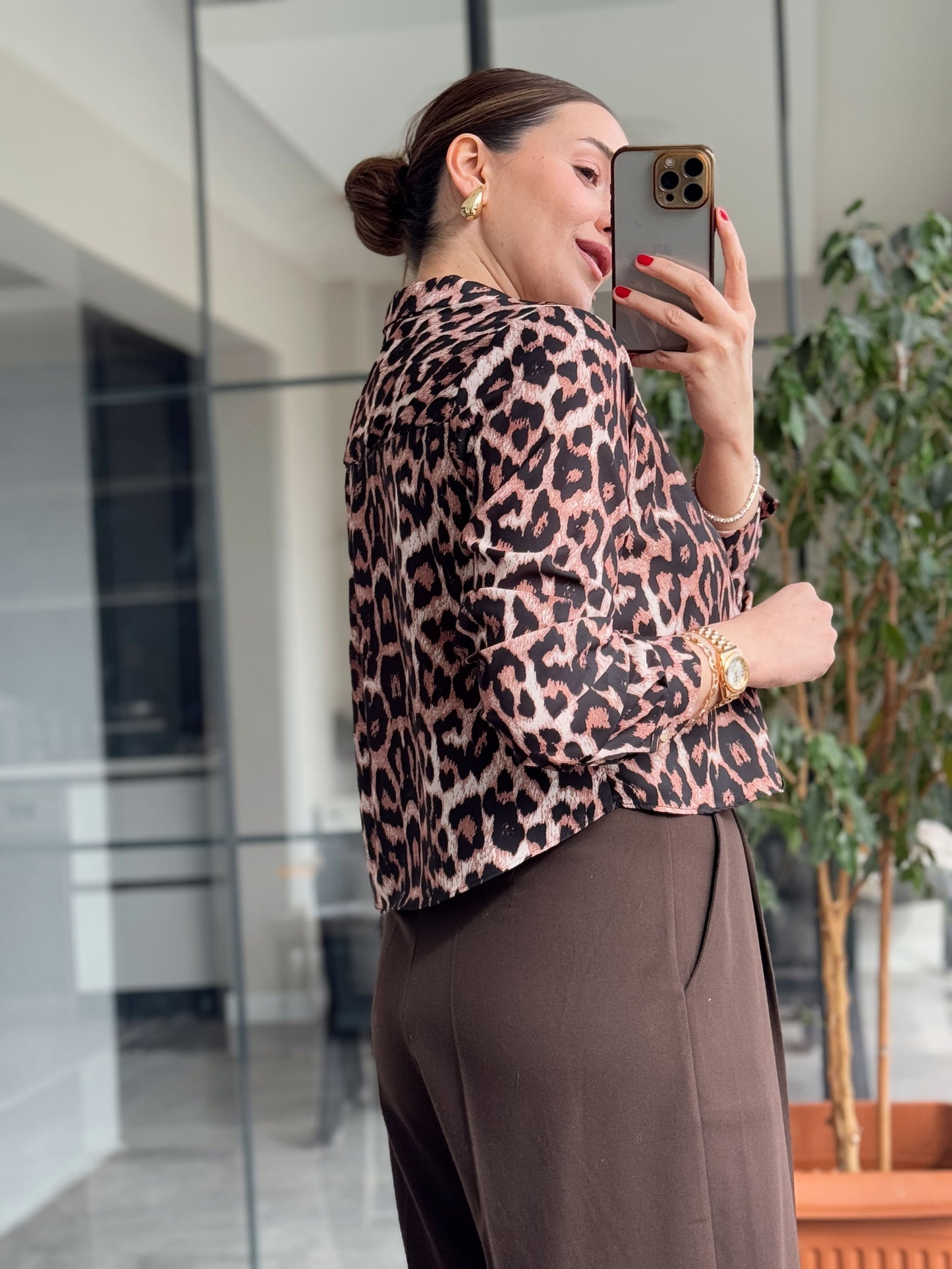 Liza Leopar Gömlek - LEOPAR