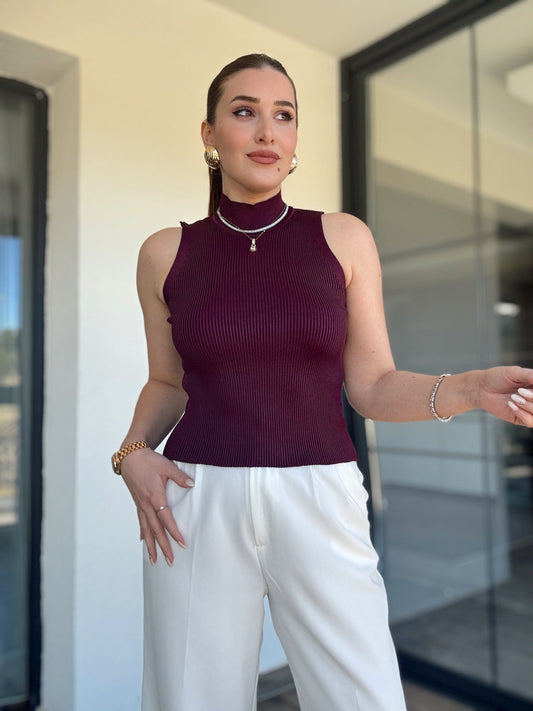 Kolsuz fitilli triko badi MÜRDÜM