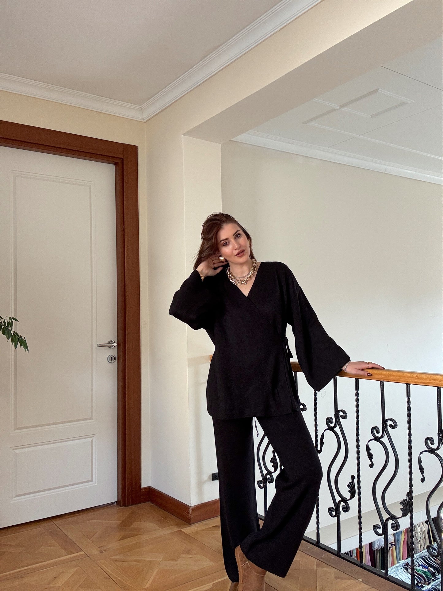 Loren bağlamalı ikili takım-SİYAH