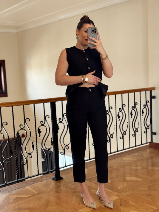 STELLA Pantolon-SİYAH