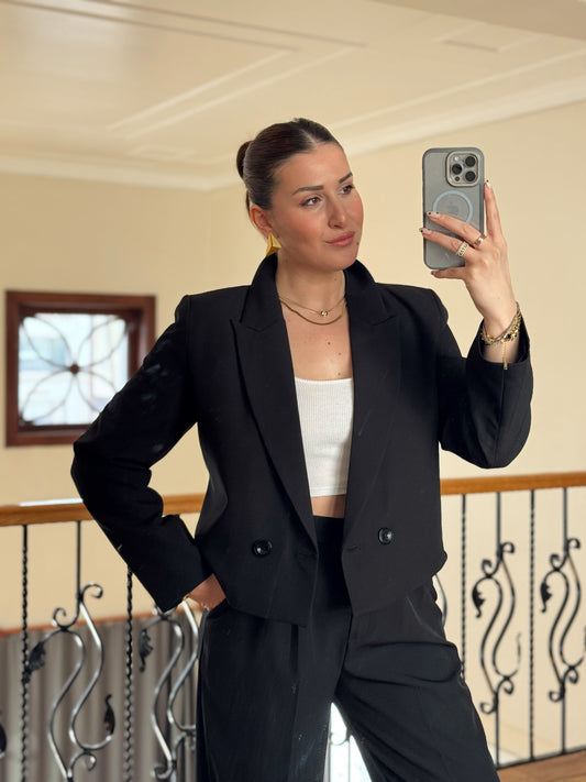 Linda Premium Ceket-SİYAH