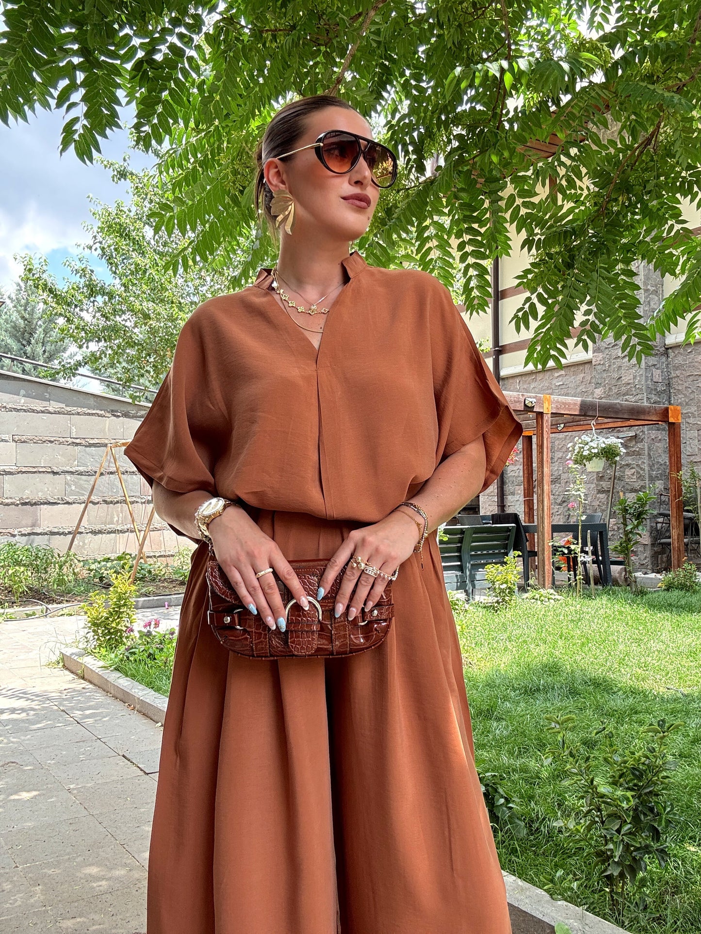 Oversize tensel ikili takım TABA