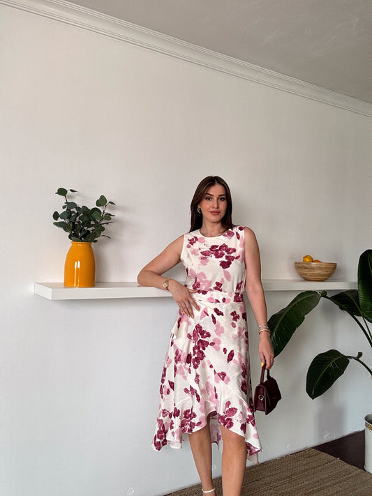 Marje fırfır detaylı takım BORDO