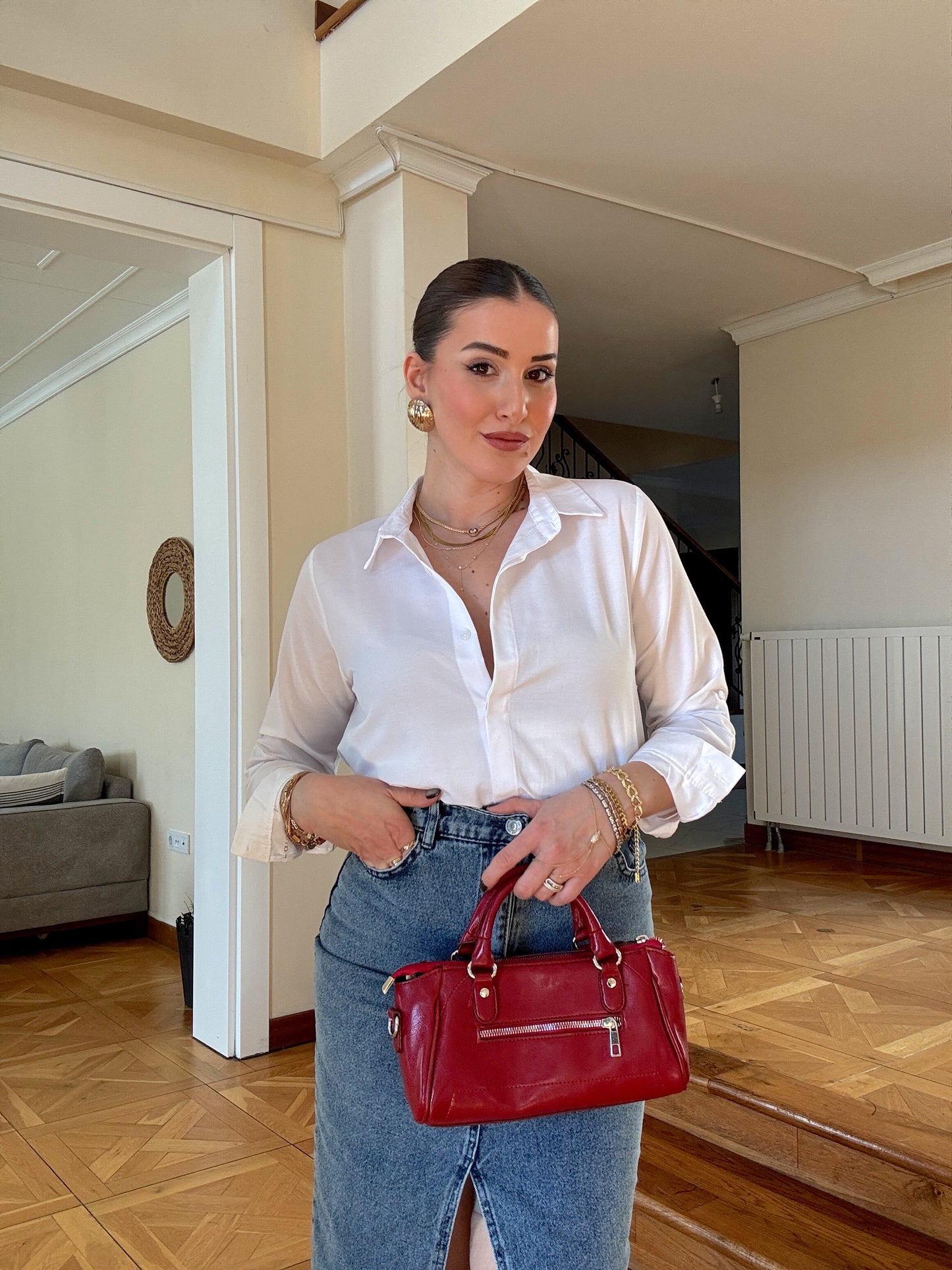 Klasik Gömlek-BEYAZ