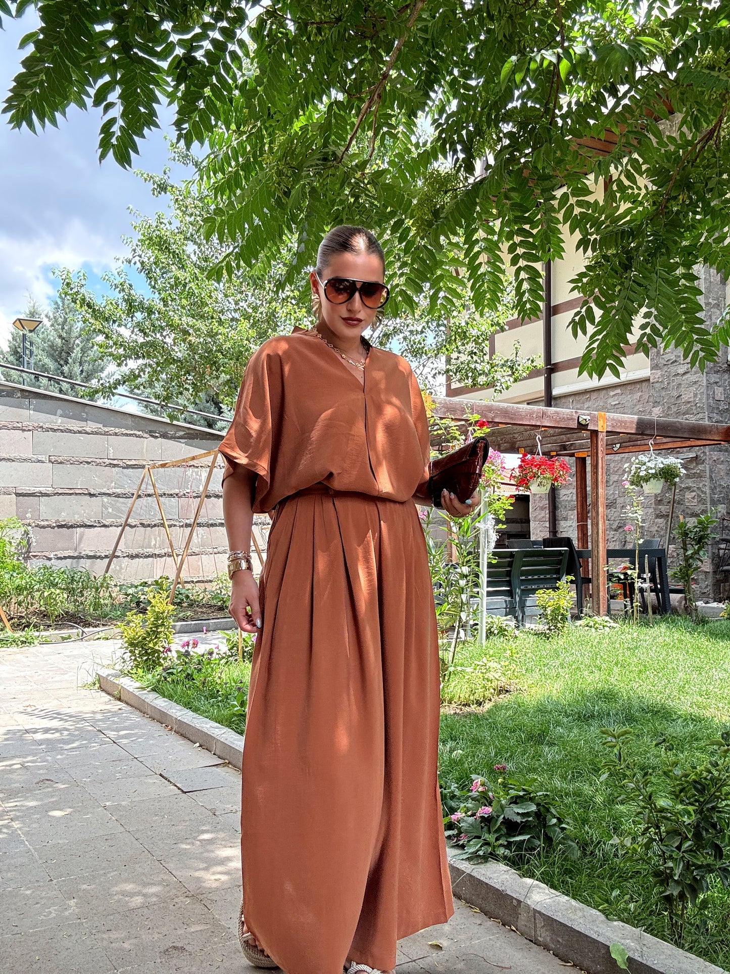 Oversize tensel ikili takım TABA