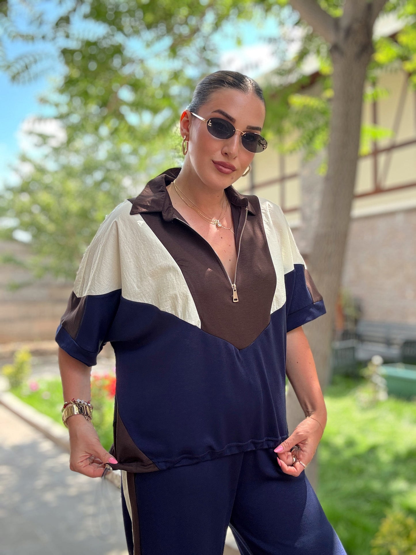 Twist parçalı Takım lacivert