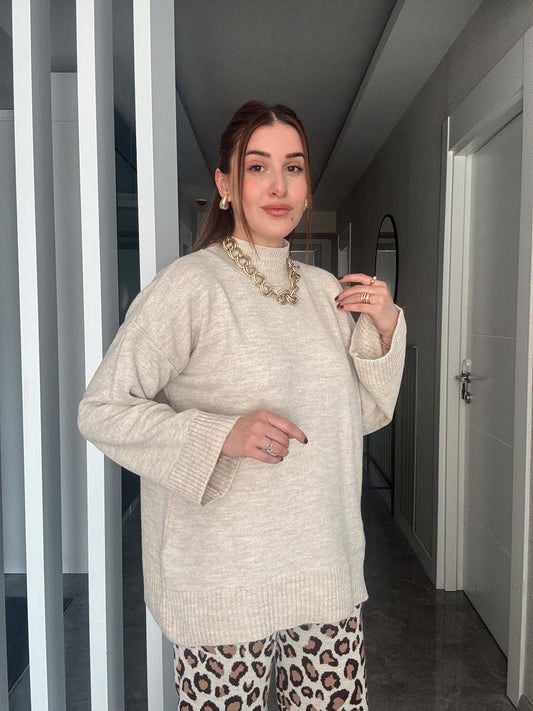 Oversize Basic Kazak LATTE