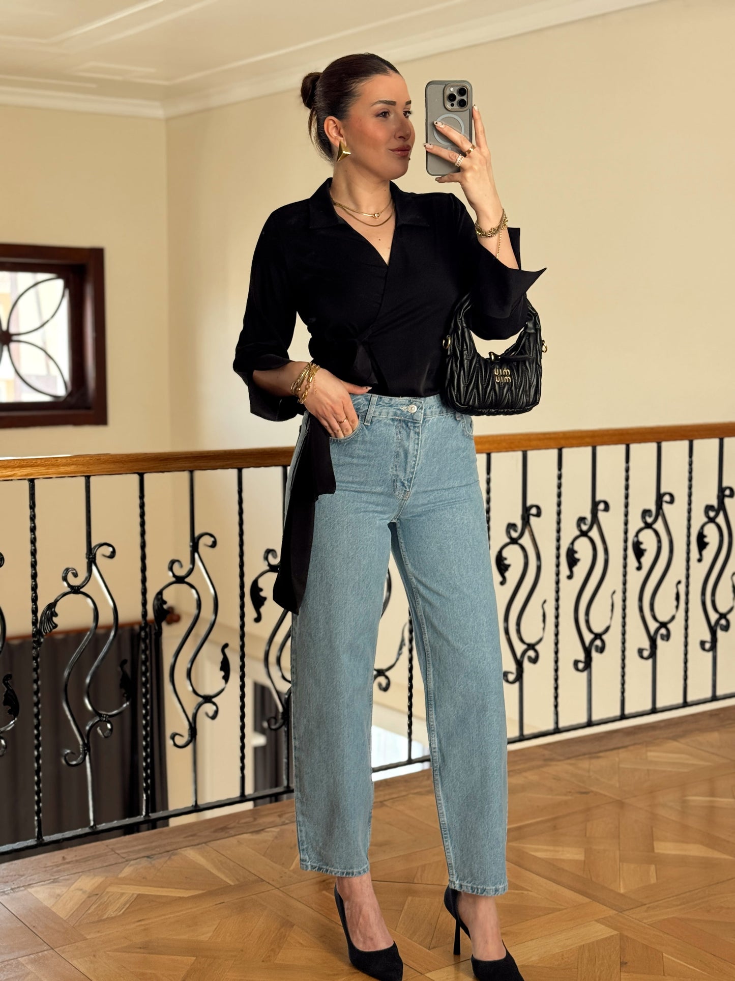 LEİLA Kot Pantolon-MAVİ