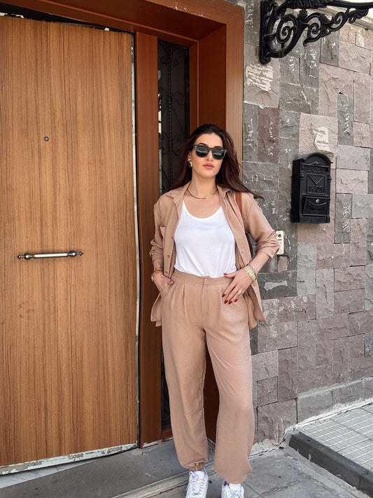 Keten paça lastikli takım CAMEL