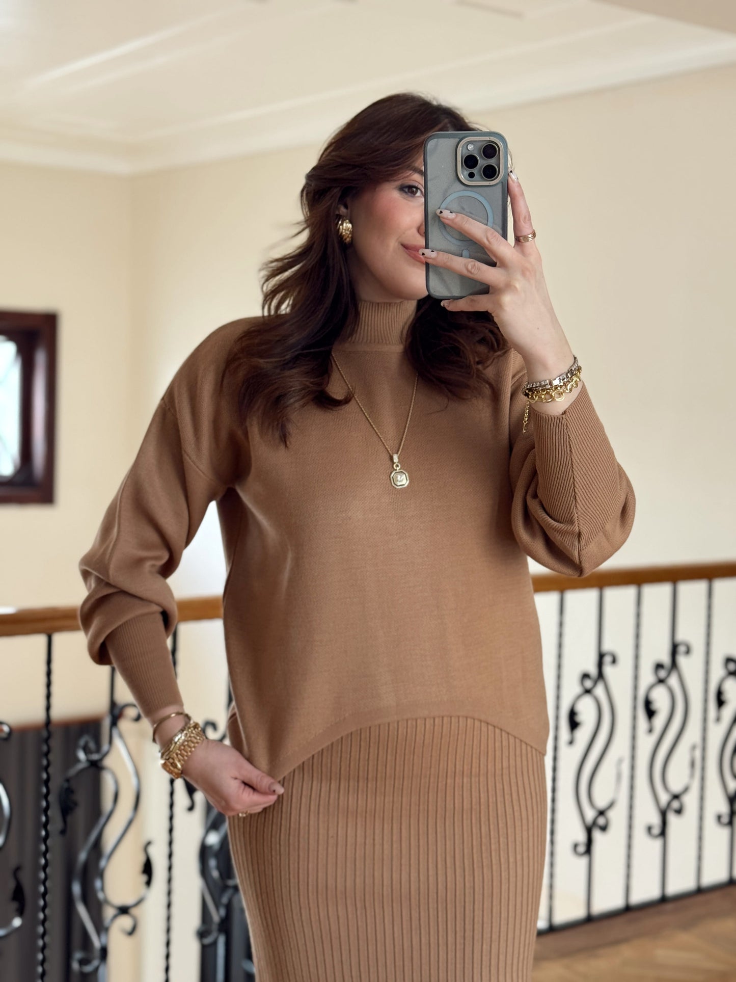 İki parça düz jileli takım-CAMEL