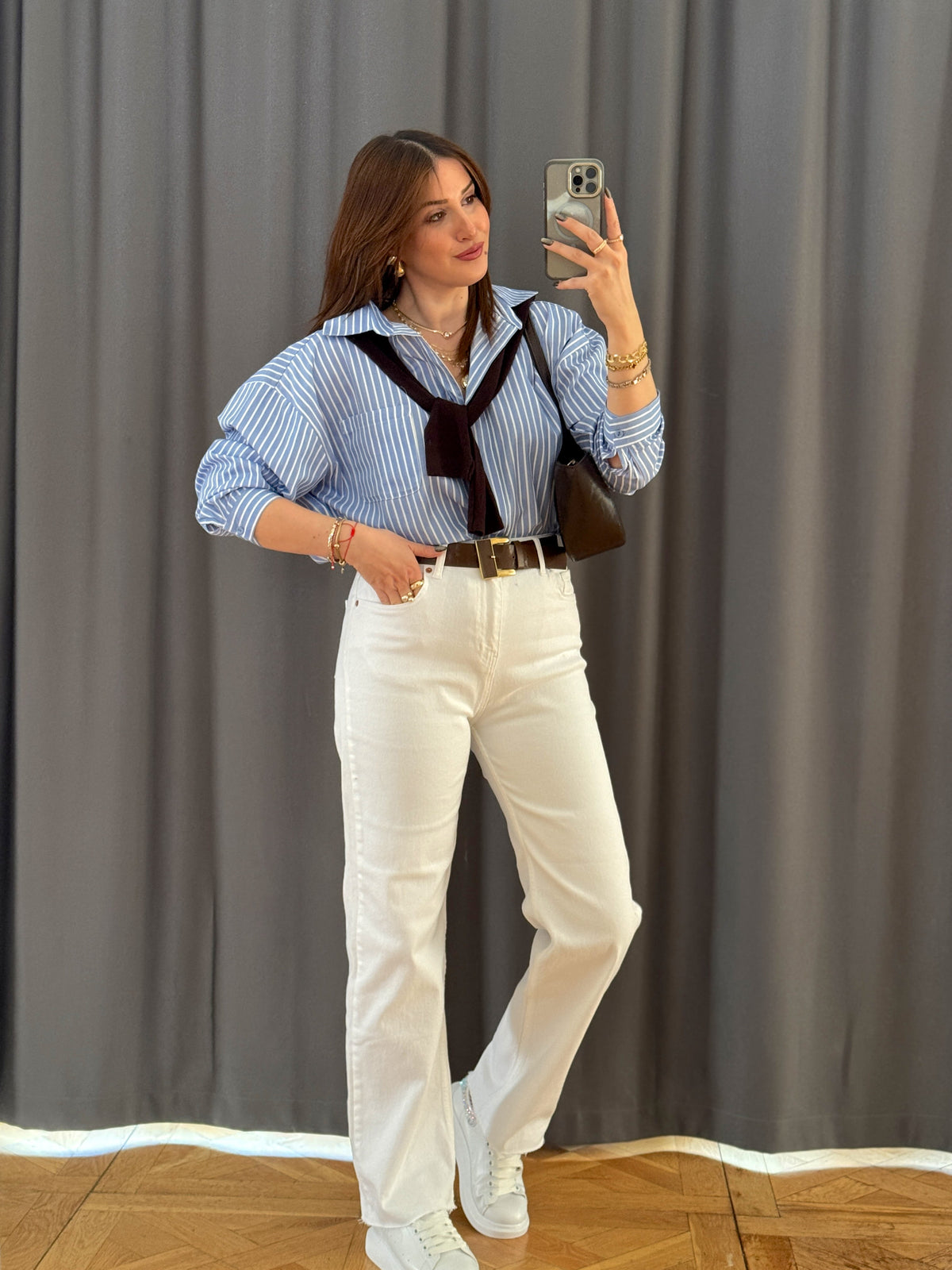 Ekstra yüksek bel zr model palazzo jean BEYAZ