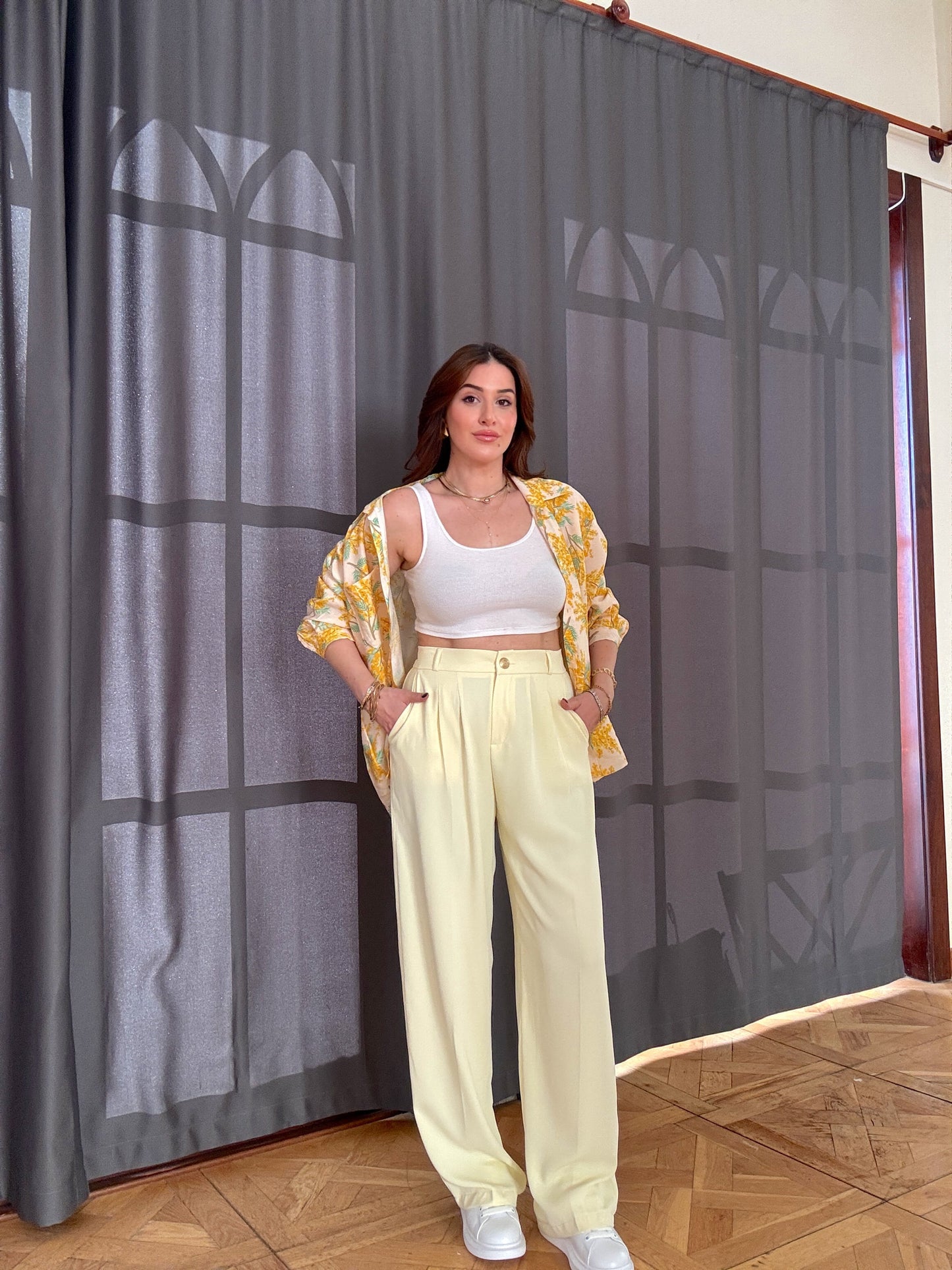 Tree of hope Oversie Aerobin gömlek Sarı