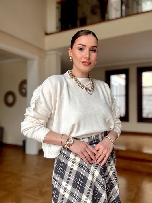 Basic Crop Kazak - BEJ