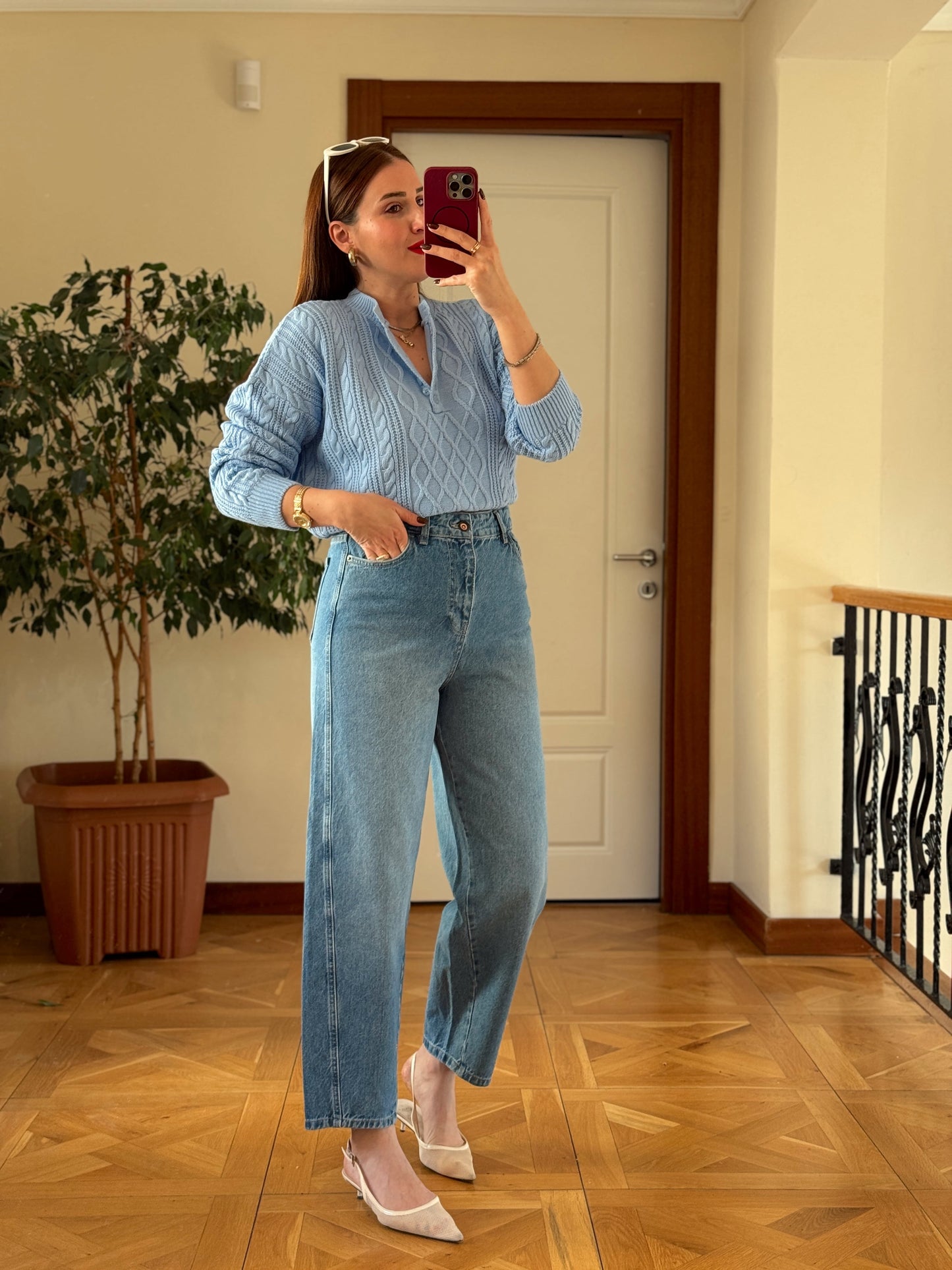 TOKYO KOT PANTOLON-AÇIK MAVİ